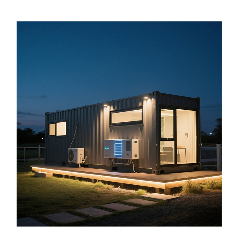 Fast Install 20ft 40ft Solar Powered Container House Modular Portable Cabin for Office Apartment Villa