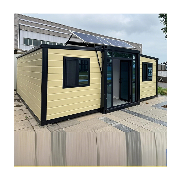 Ready to Live Foldable Tiny Home 20ft 40ft Prefab Expandable Container Homes with Solar Panel