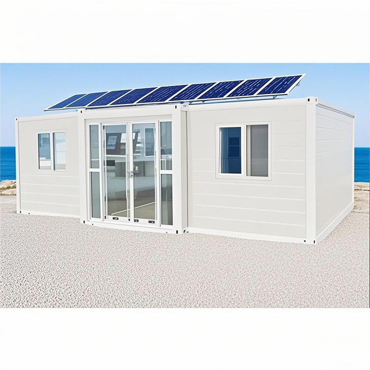 Solar-Powered 20ft 40ft Expandable Container House Modulard Container Custom Home Prefab House