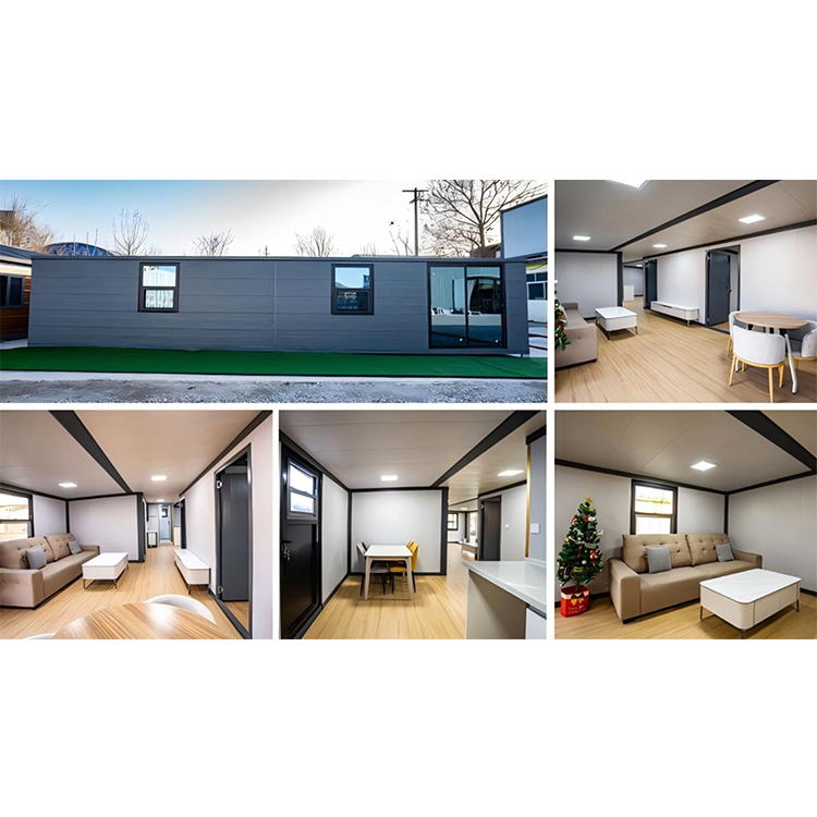 Solar-Powered 20ft 40ft Expandable Container House Modulard Container Custom Home Prefab House