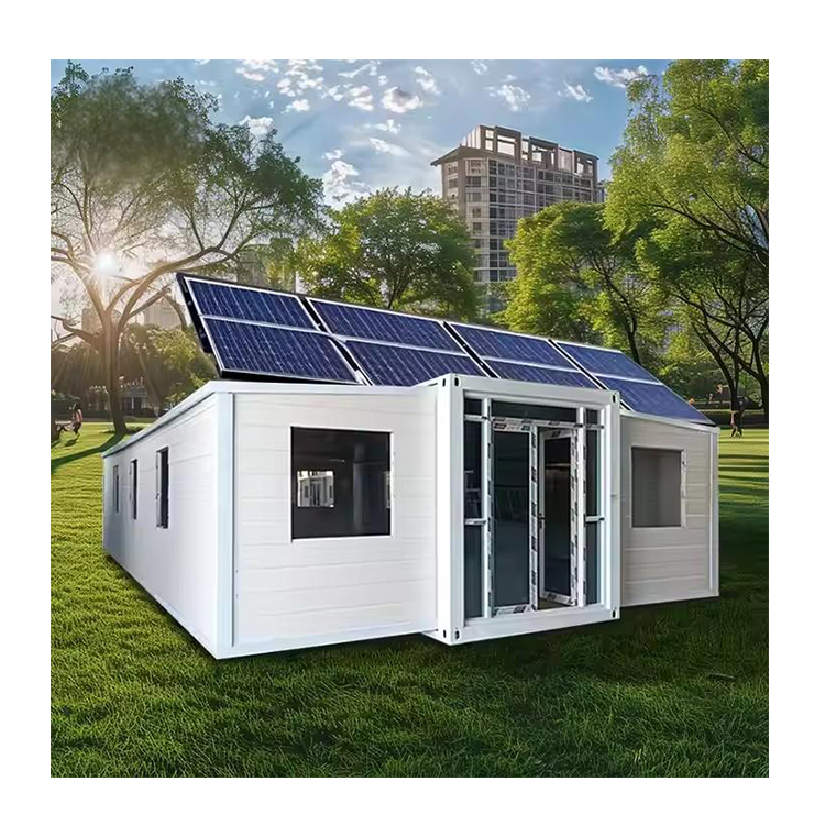 Solar-Powered 20ft 40ft Expandable Container House Modulard Container Custom Home Prefab House